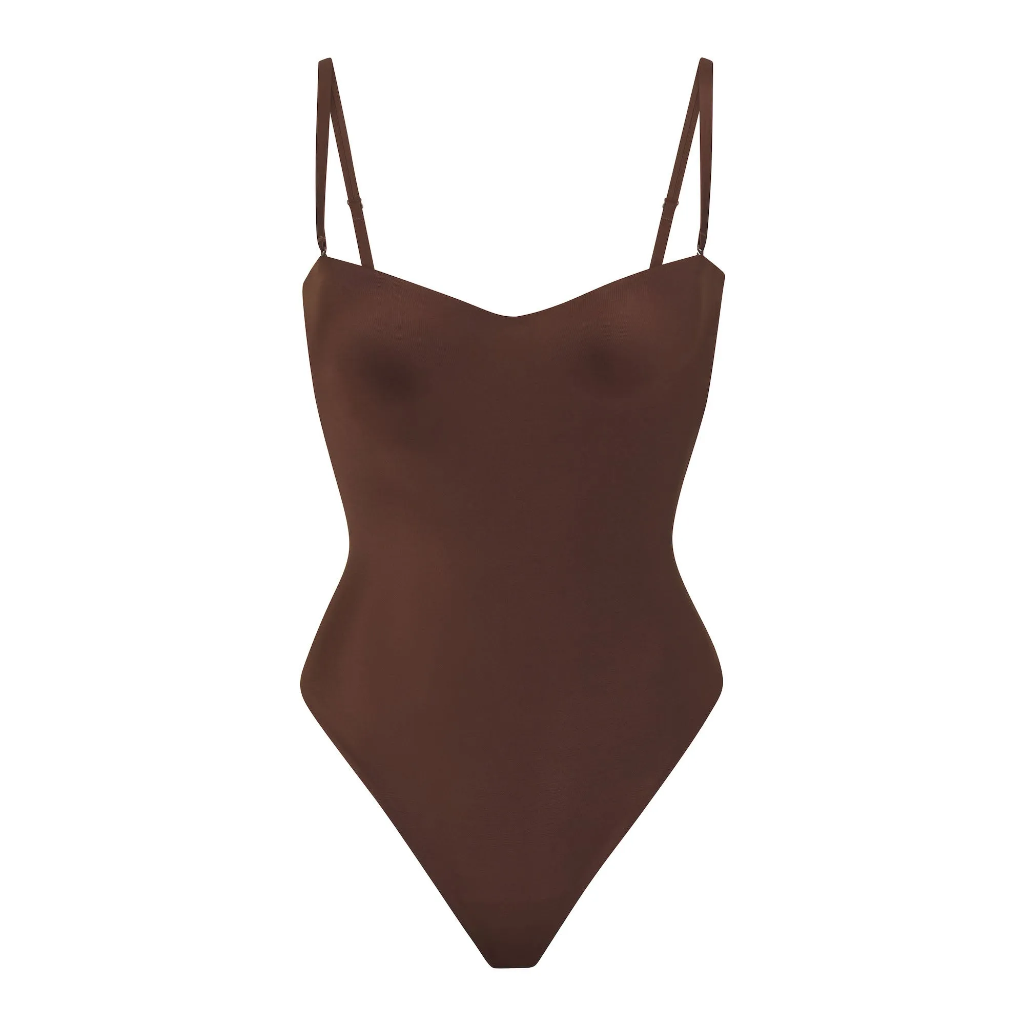 CONTOUR LIFT STRAIGHT NECK BODYSUIT | COCOA sold by SKIMS
