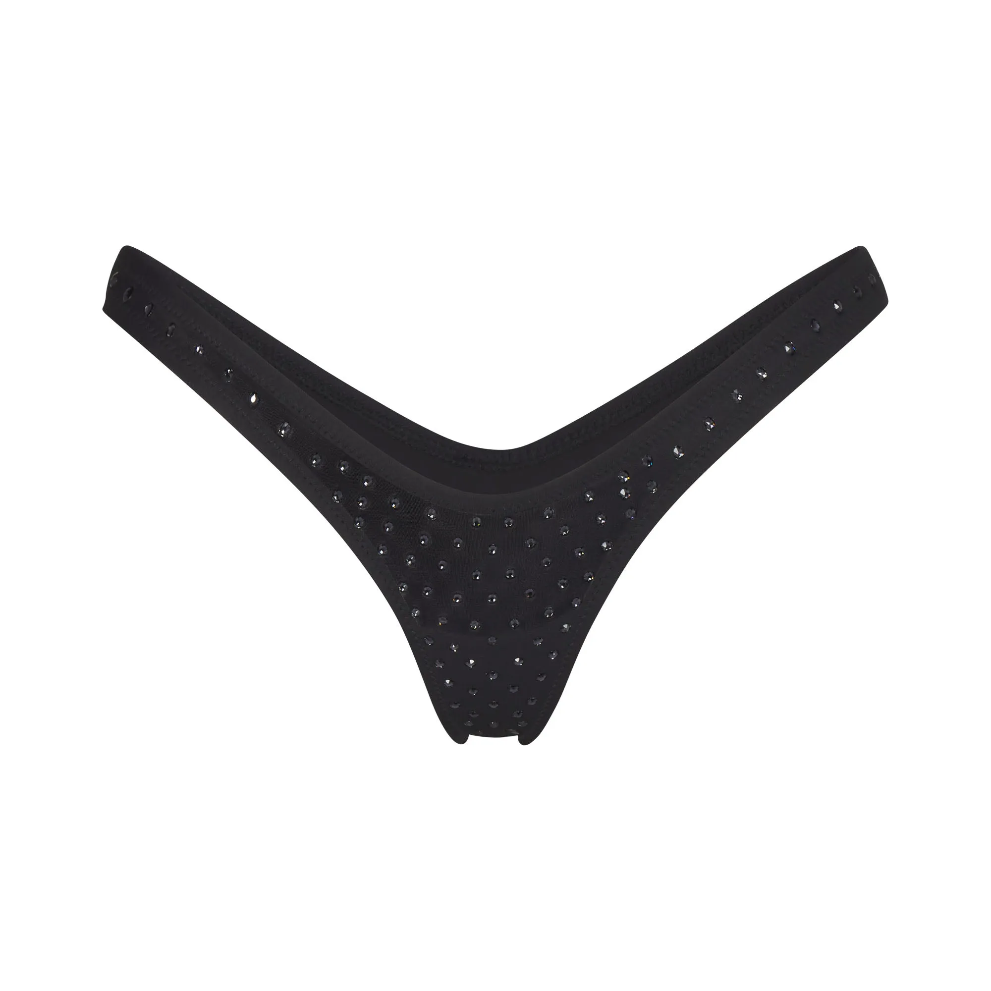 SPARKLE JERSEY MINI THONG | ONYX sold by SKIMS