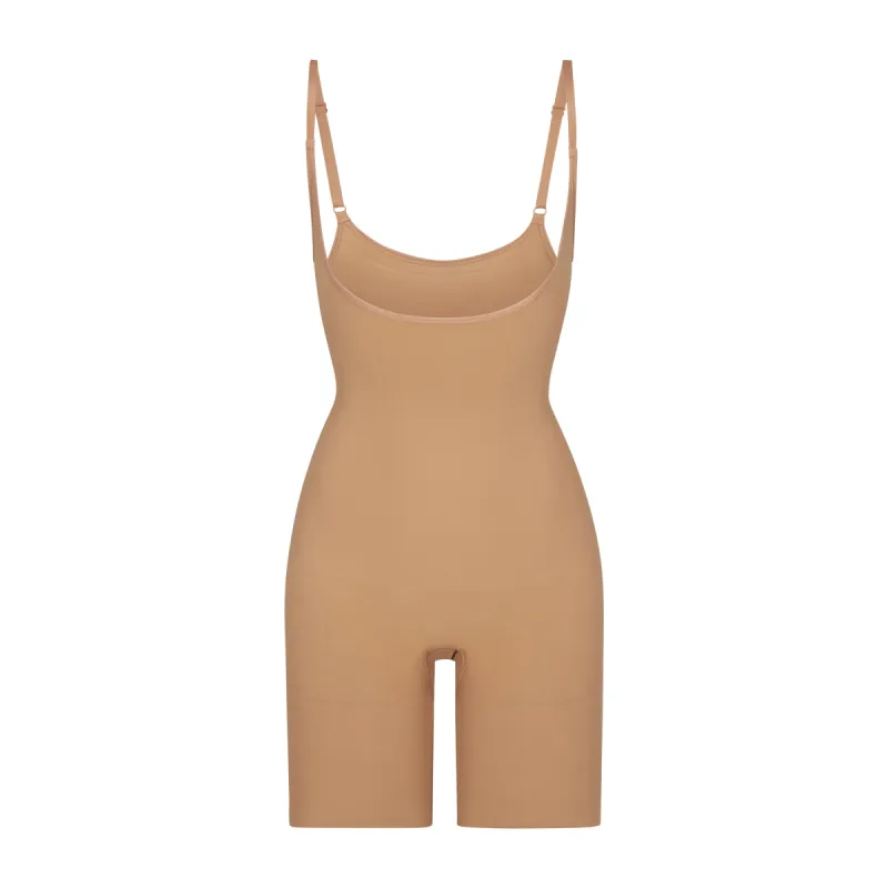 SEAMLESS SCULPT BUTT LIFTING OPEN BUST BODYSUIT | OCHRE sold by SKIMS