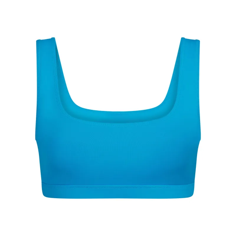 SIGNATURE SWIM TANK BIKINI TOP | TURQUOISE sold by SKIMS