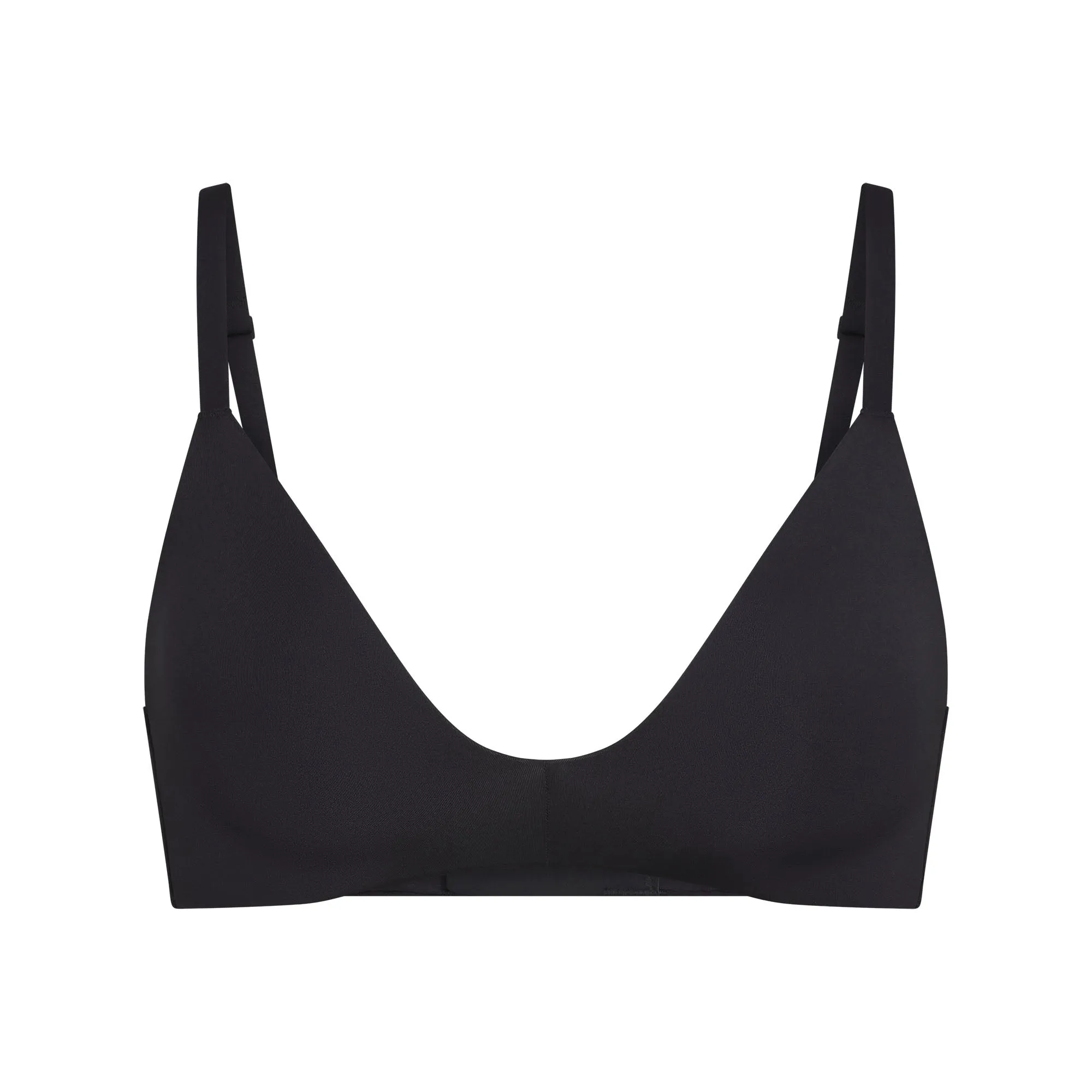 WIRELESS FORM T-SHIRT DEMI BRA | ONYX sold by SKIMS