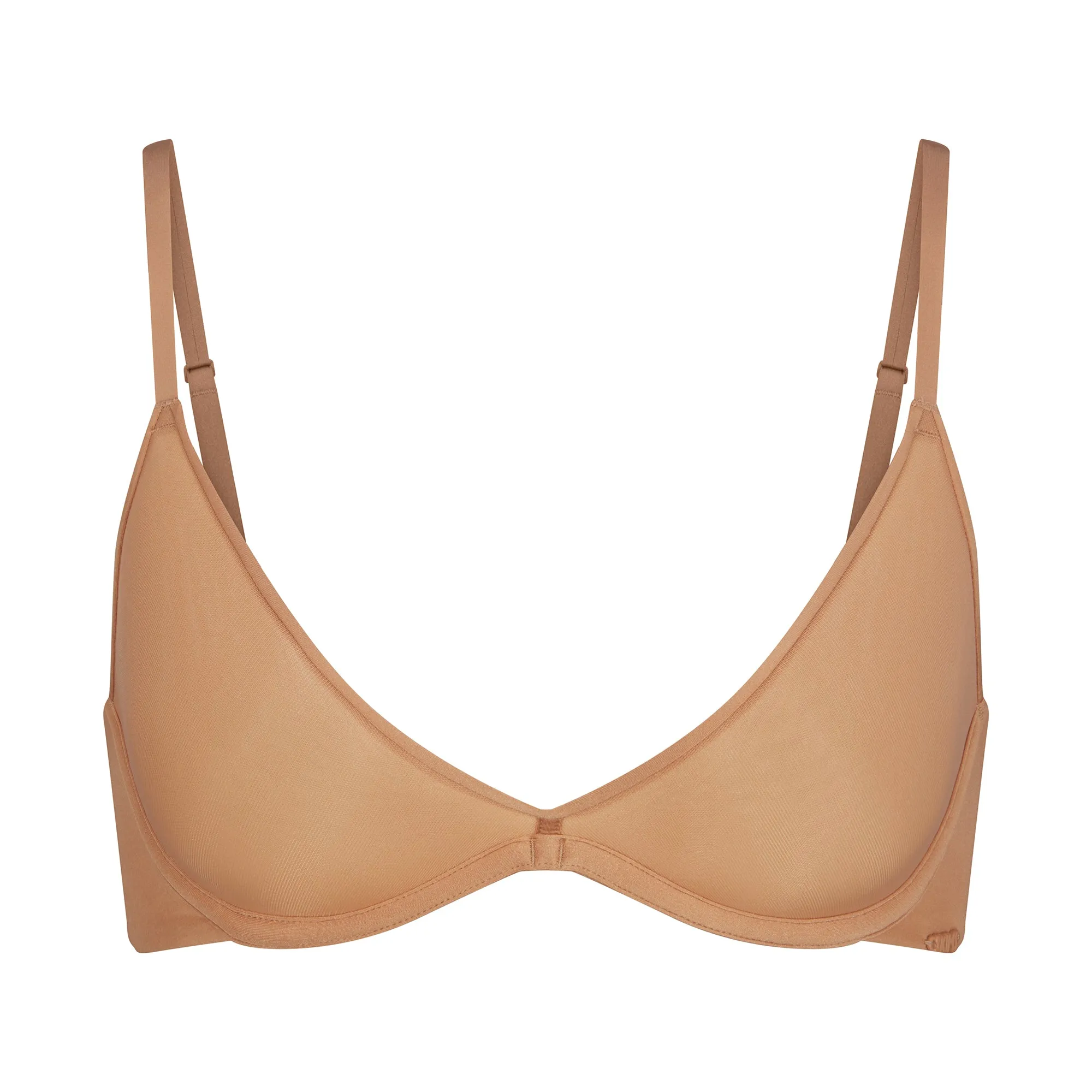 WEIGHTLESS SCOOP BRA | OCHRE sold by SKIMS
