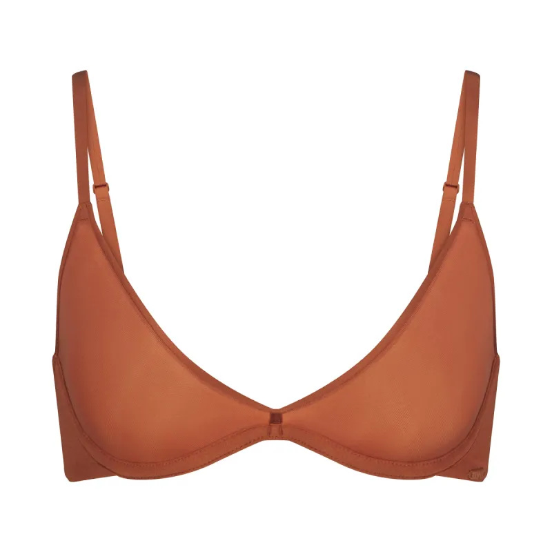WEIGHTLESS SCOOP BRA | BRONZE sold by SKIMS