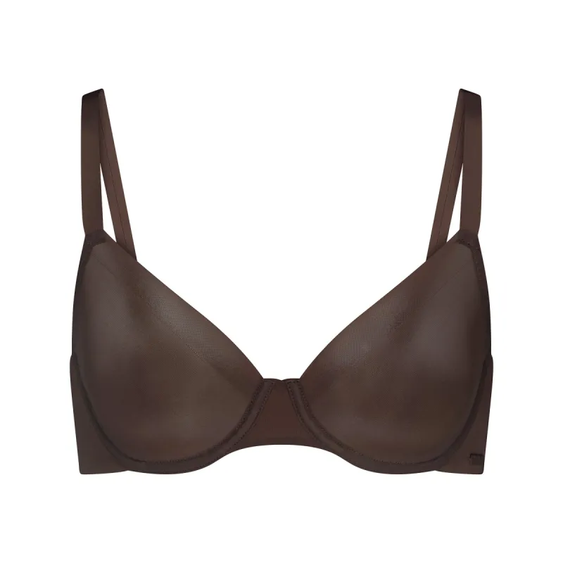 NO SHOW UNLINED DEMI BRA | ESPRESSO sold by SKIMS