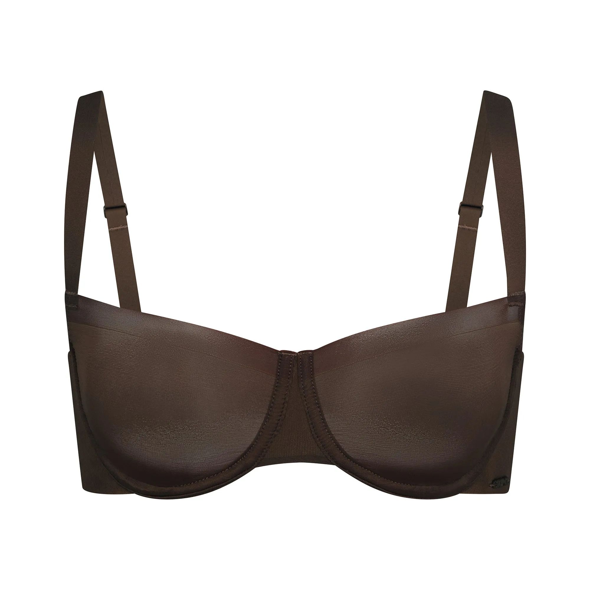 NO SHOW UNLINED BALCONETTE BRA | ESPRESSO sold by SKIMS
