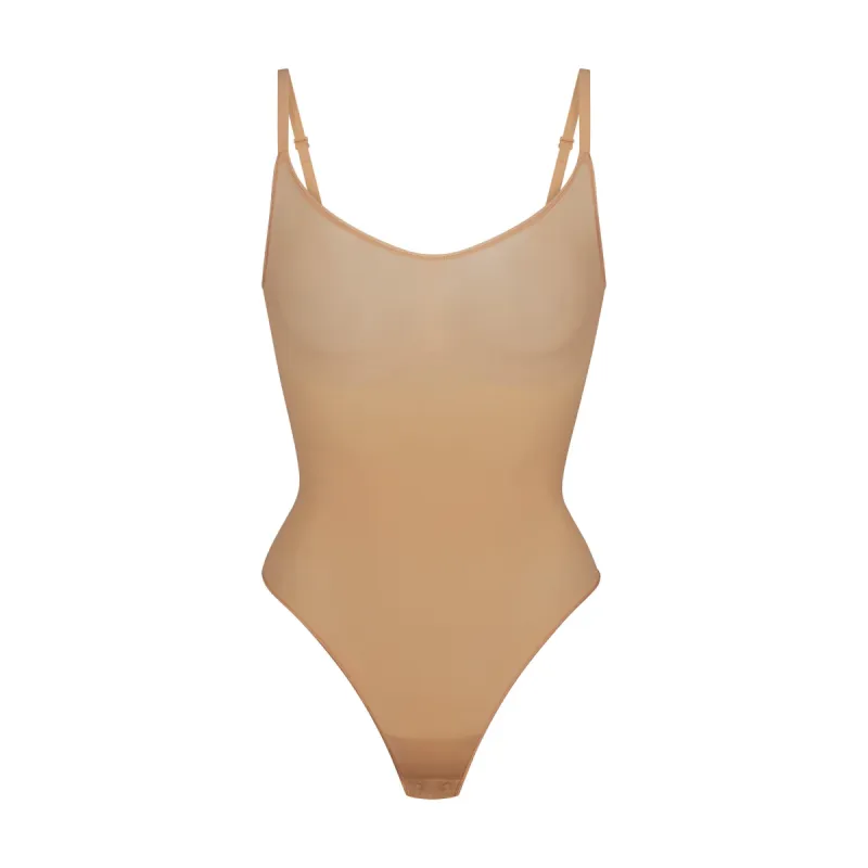 EVERYDAY SCULPT BODYSUIT | OCHRE sold by SKIMS