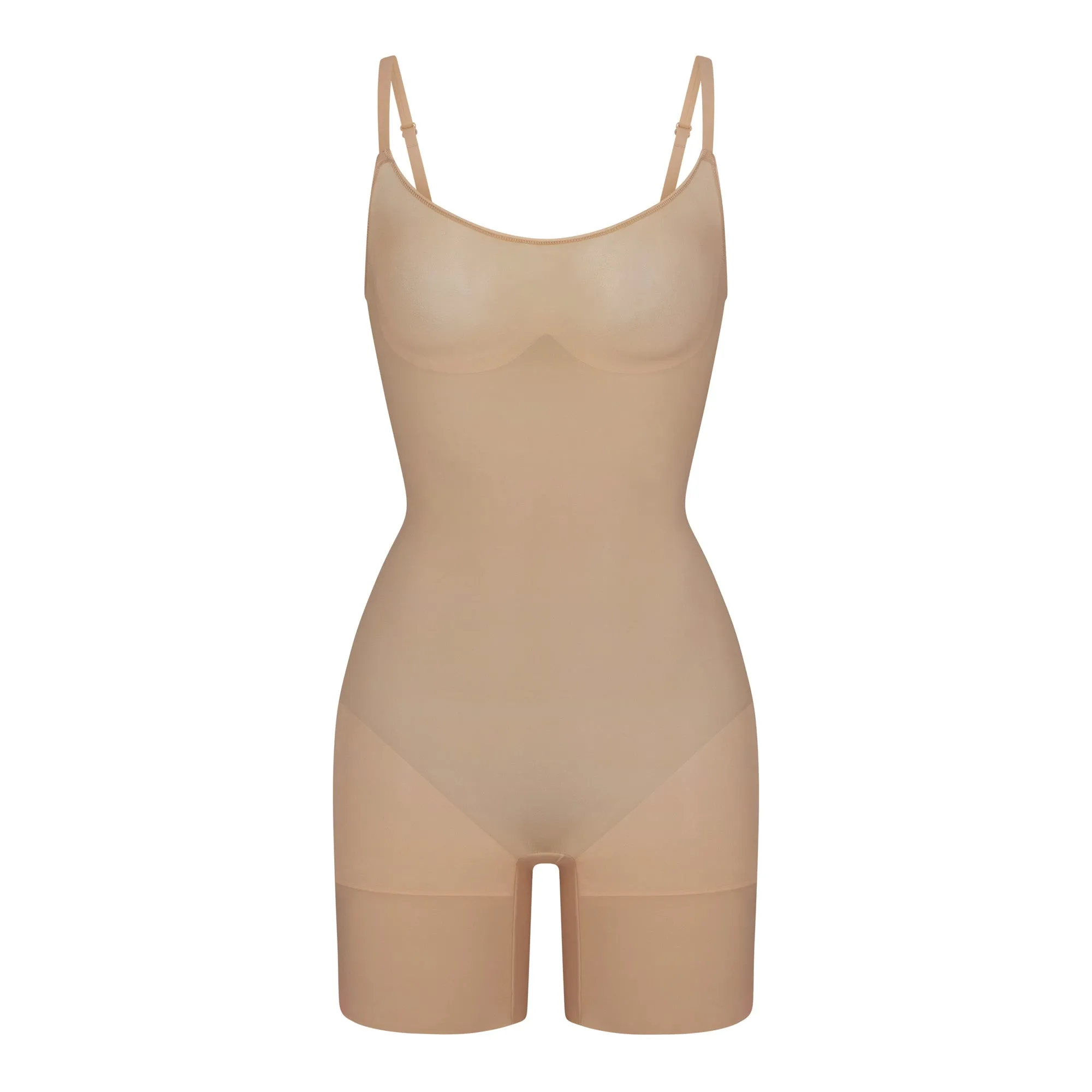 EVERYDAY SCULPT MID THIGH BODYSUIT | CLAY sold by SKIMS