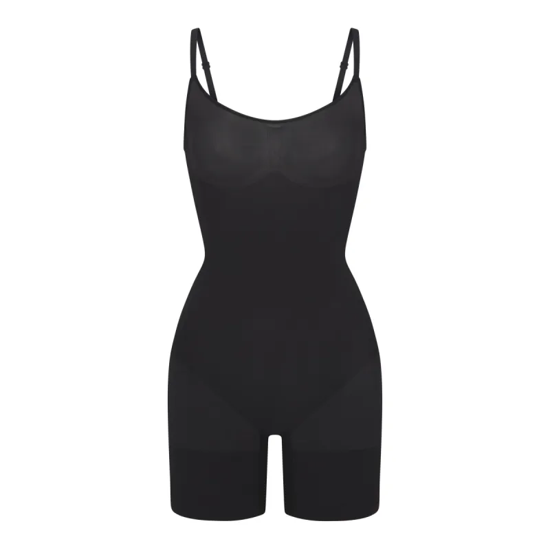 EVERYDAY SCULPT MID THIGH BODYSUIT | ONYX sold by SKIMS