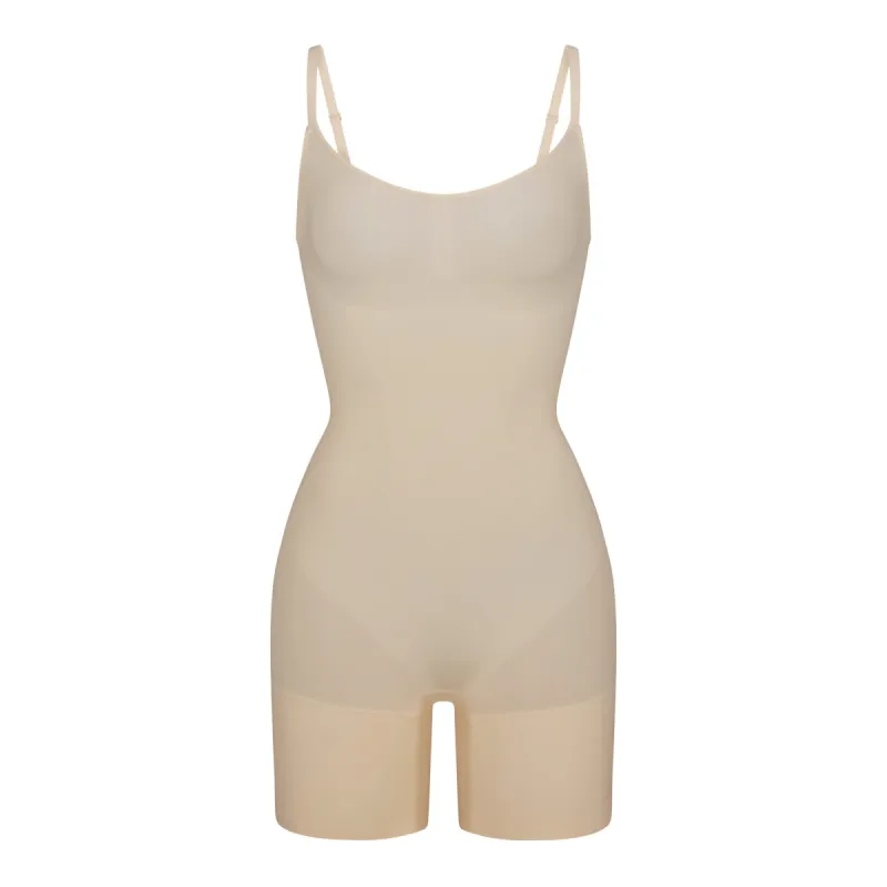 EVERYDAY SCULPT MID THIGH BODYSUIT | SAND sold by SKIMS