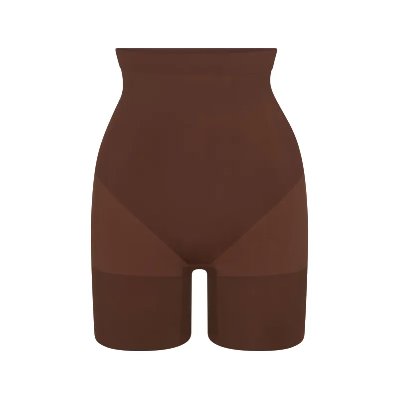EVERYDAY SCULPT HIGH-WAISTED MID THIGH SHORT | COCOA sold by SKIMS