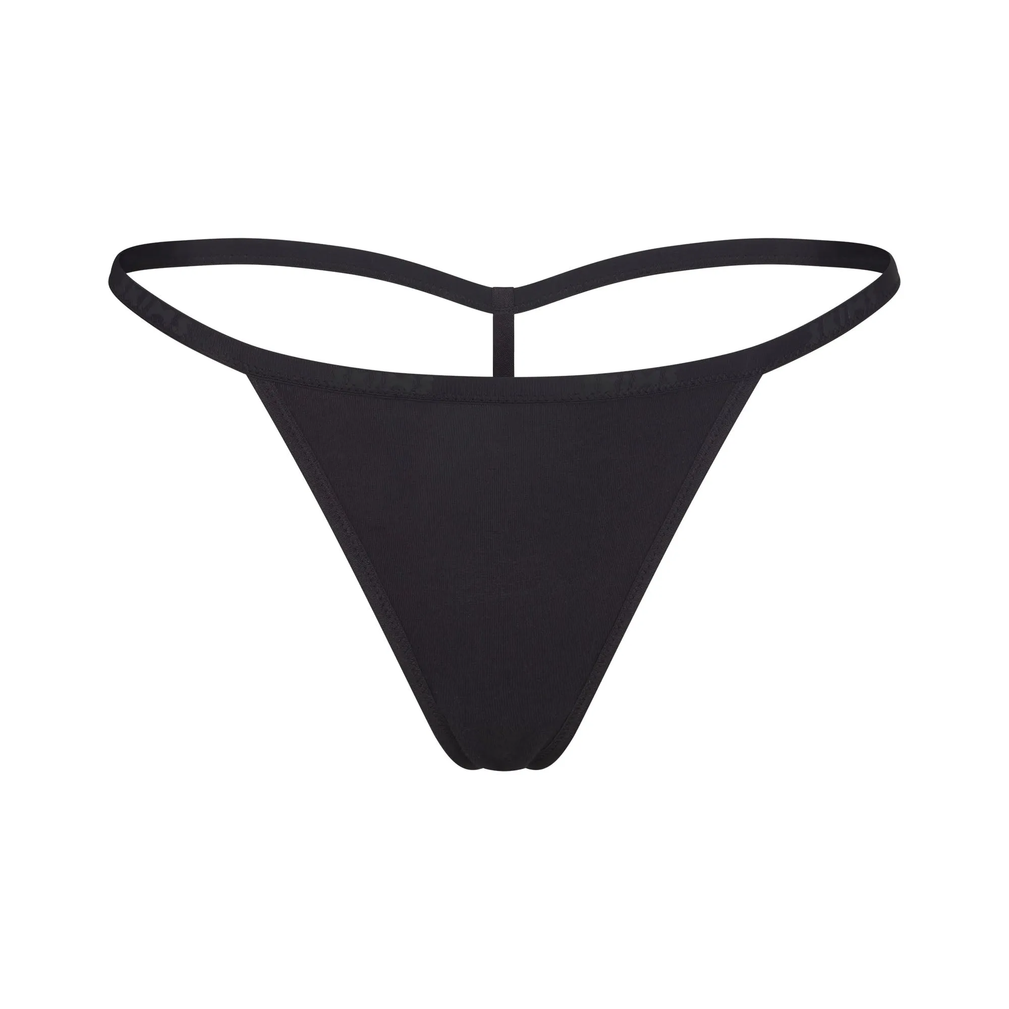 COTTON LOGO STRING THONG | SOOT sold by SKIMS
