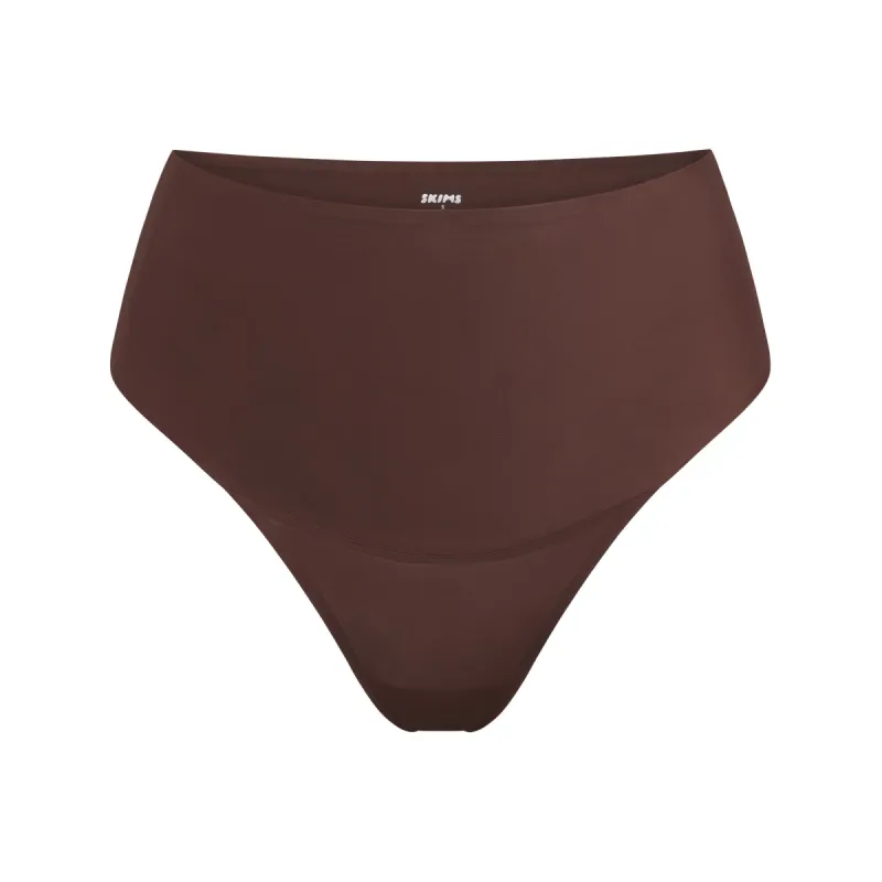 SMOOTHING INTIMATES HIGH-WAISTED THONG | COCOA sold by SKIMS