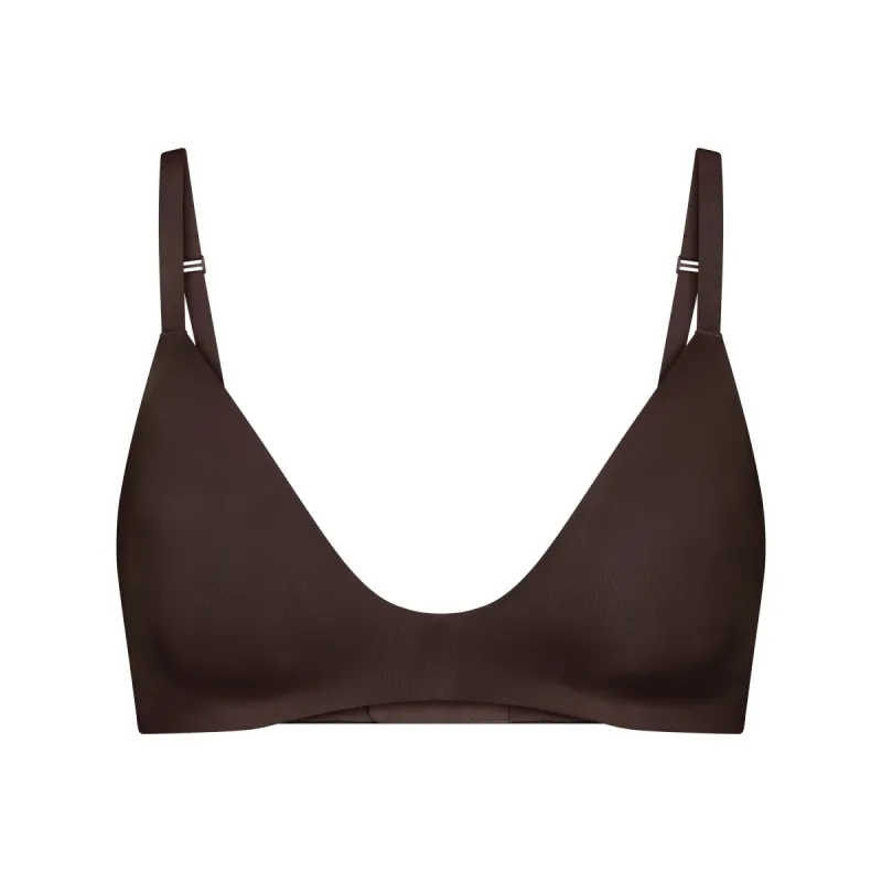 WIRELESS FORM T-SHIRT DEMI BRA | ESPRESSO sold by SKIMS
