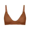 WIRELESS FORM T-SHIRT DEMI BRA | BRONZE sold by SKIMS