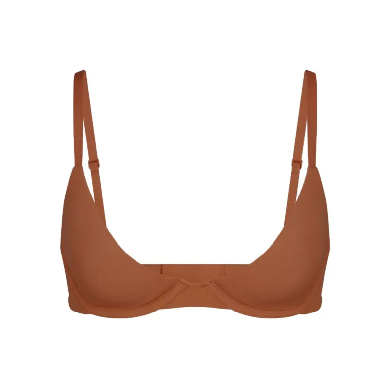FITS EVERYBODY PLUNGE BRA | BRONZE sold by SKIMS