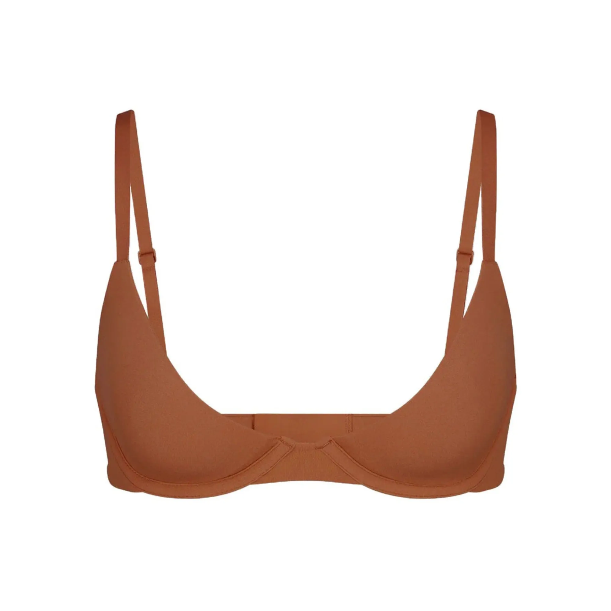 FITS EVERYBODY PLUNGE BRA | BRONZE sold by SKIMS