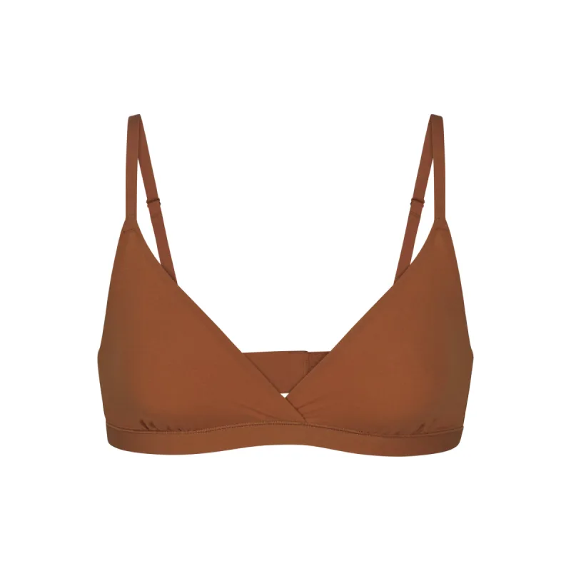 FITS EVERYBODY CROSSOVER BRALETTE | BRONZE sold by SKIMS