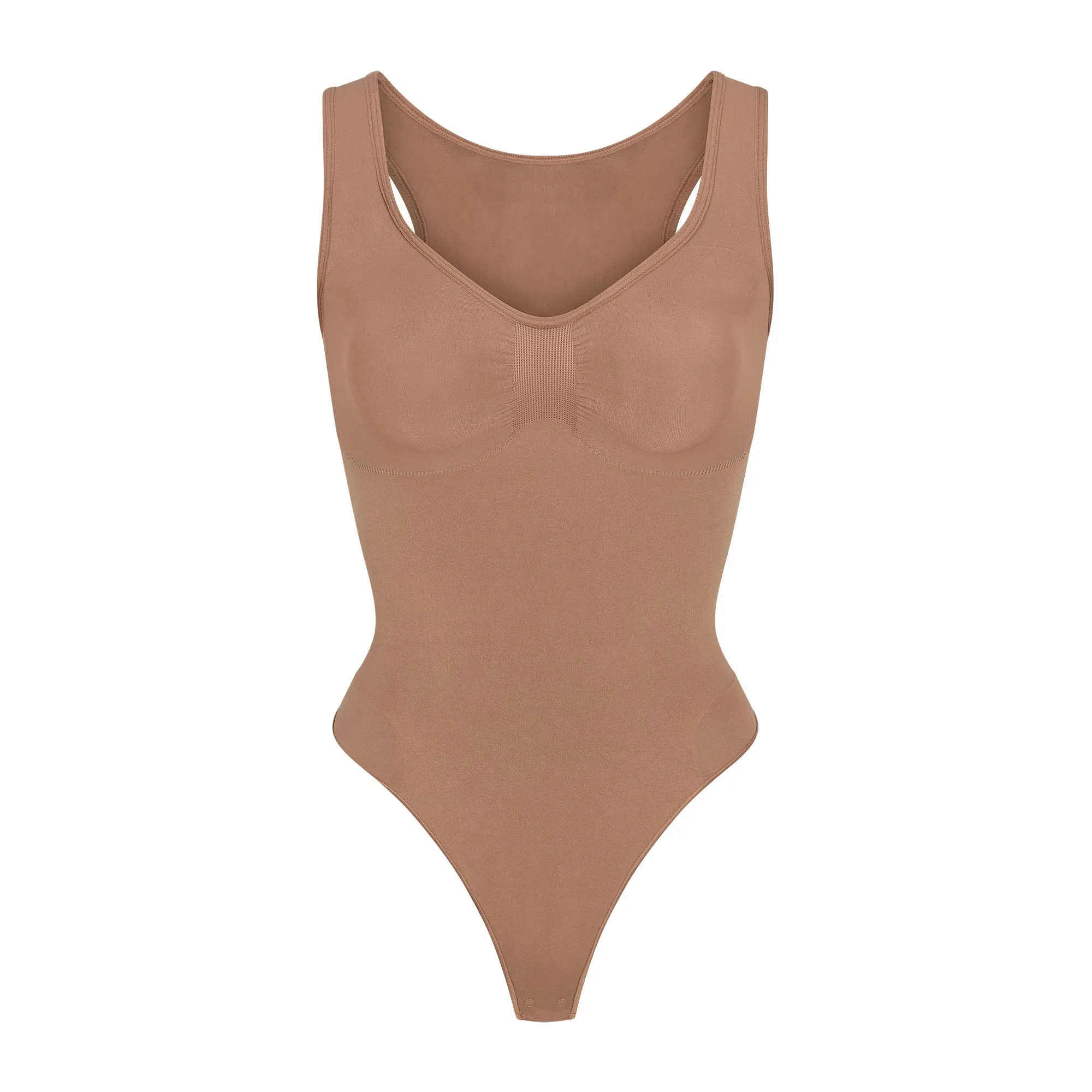 SEAMLESS SCULPT SCOOP NECK THONG BODYSUIT | SIENNA sold by SKIMS