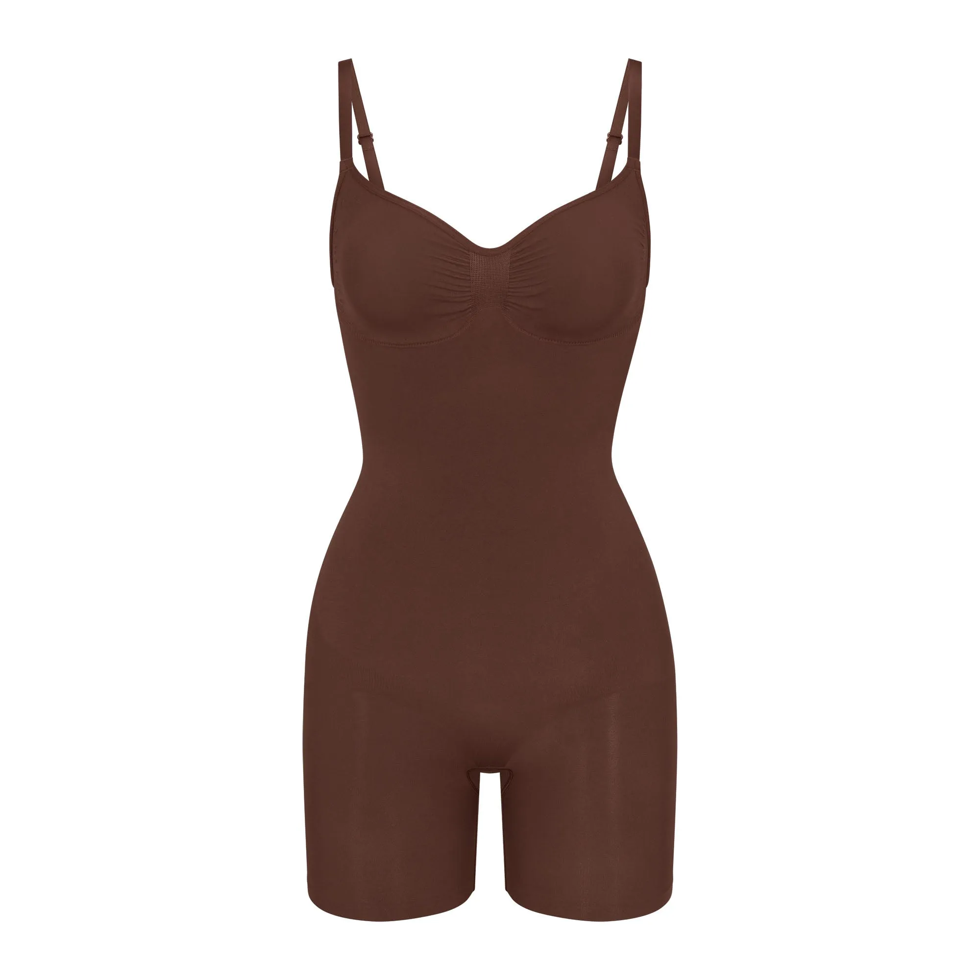 SEAMLESS SCULPT MID THIGH BODYSUIT | COCOA sold by SKIMS