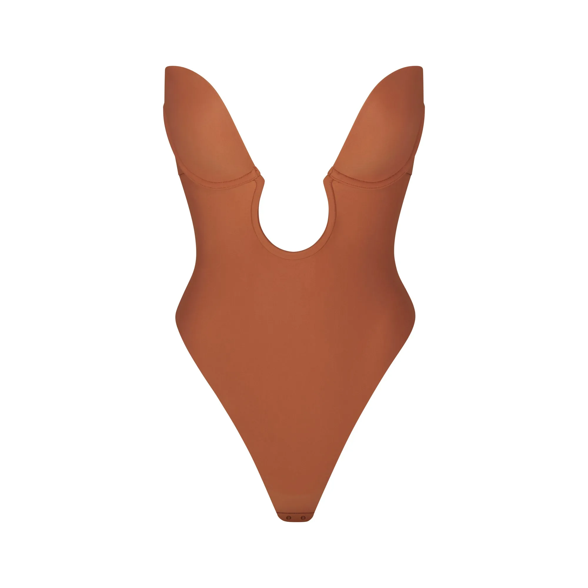 DEEP PLUNGE SHAPEWEAR BODYSUIT | BRONZE sold by SKIMS