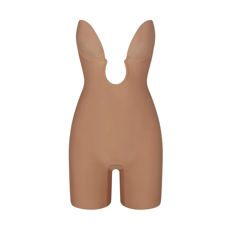 DEEP PLUNGE SHAPEWEAR MID THIGH BODYSUIT | SIENNA sold by SKIMS