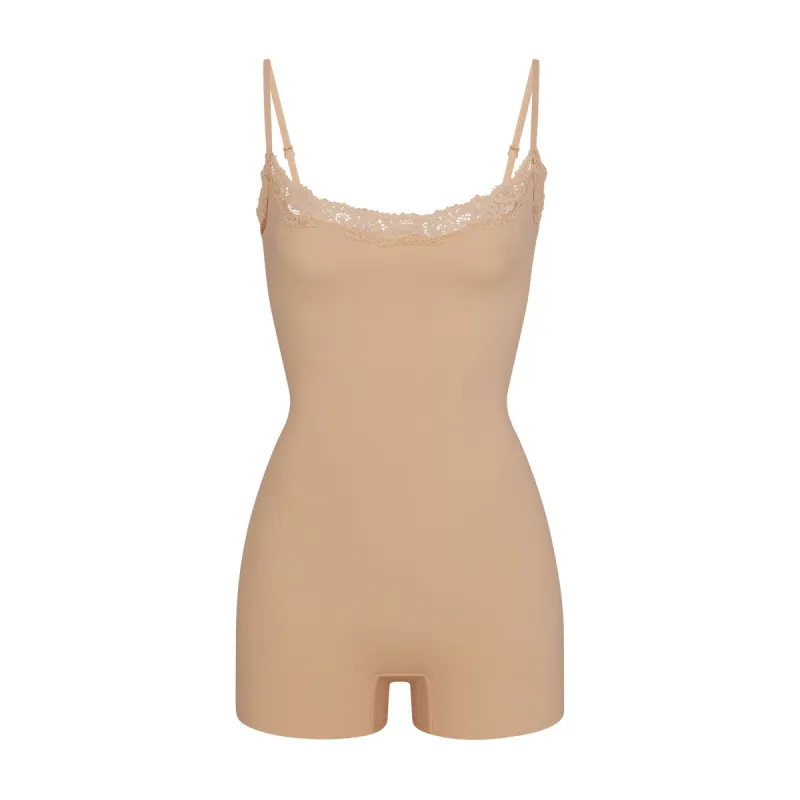 FITS EVERYBODY CORDED LACE ONESIE | CLAY sold by SKIMS