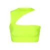 FITS EVERYBODY CUT OUT SUPER CROPPED TOP | GREEN HIGHLIGHTER sold by SKIMS