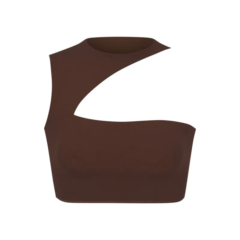 FITS EVERYBODY CUT OUT SUPER CROPPED TOP | COCOA sold by SKIMS