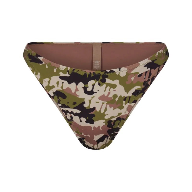 SIGNATURE SWIM MID COVERAGE BOTTOM | SKIMS CAMO sold by SKIMS