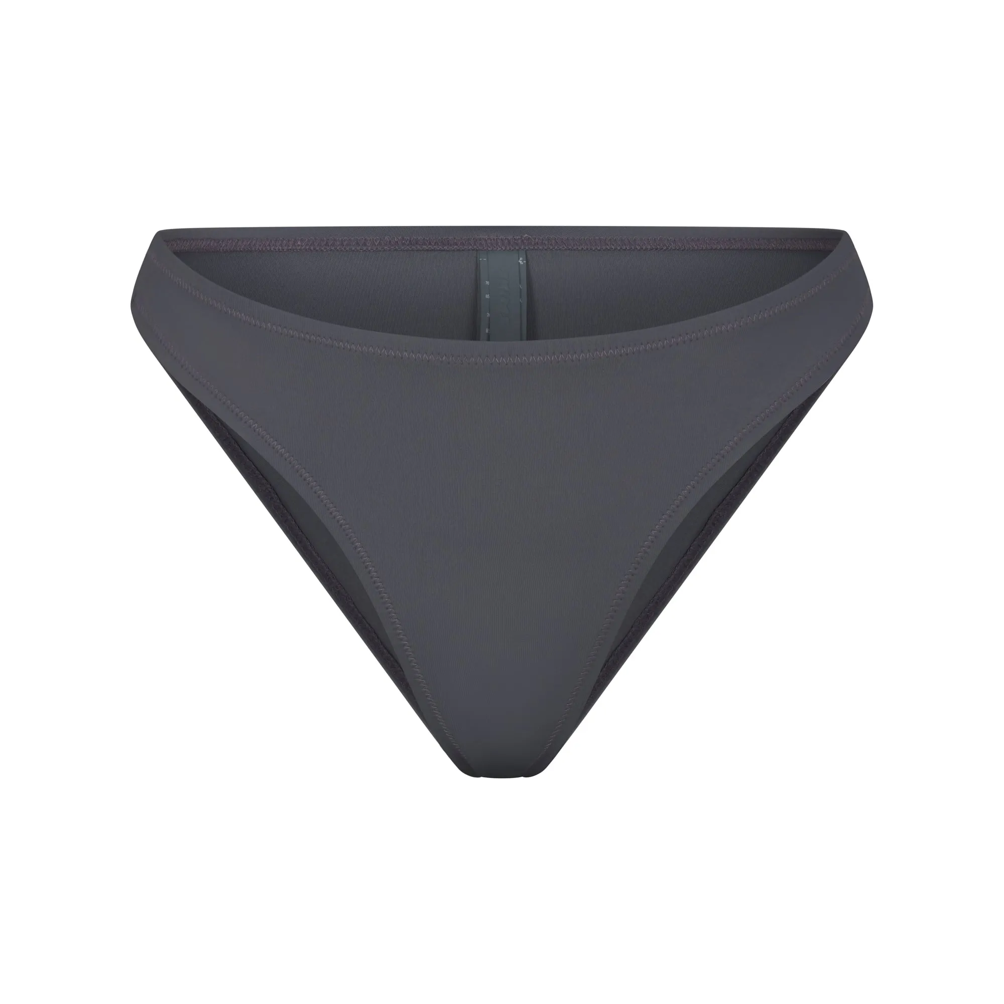 SIGNATURE SWIM MID COVERAGE BOTTOM | GUNMETAL sold by SKIMS