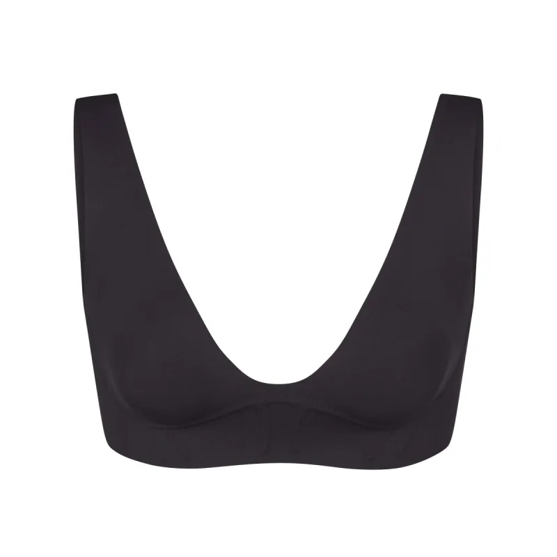 BONDED CORSET PLUNGE BRALETTE | ONYX sold by SKIMS