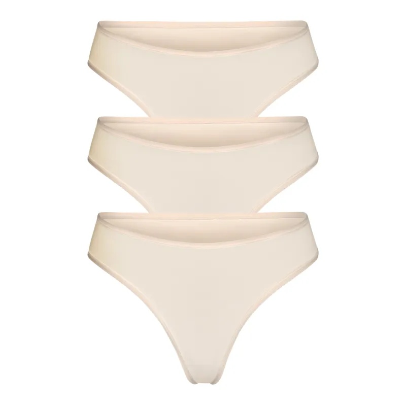 FITS EVERYBODY THONG 3-PACK | SAND sold by SKIMS