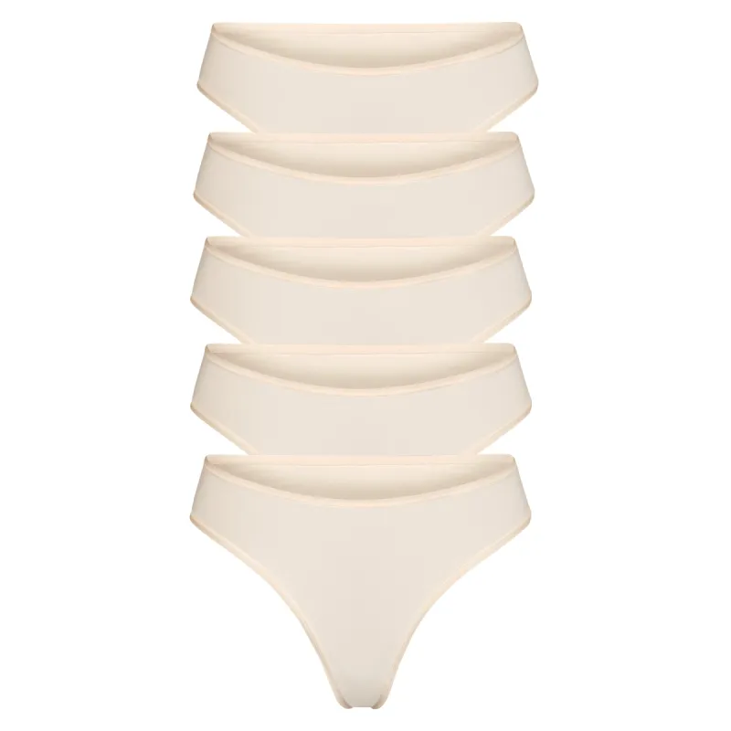 FITS EVERYBODY THONG 5-PACK | SAND sold by SKIMS