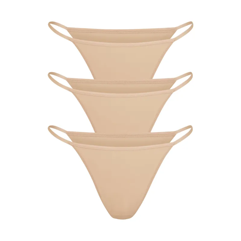 FITS EVERYBODY STRING BIKINI 3-PACK | CLAY sold by SKIMS