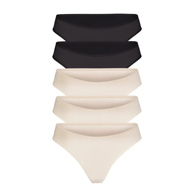 FITS EVERYBODY CHEEKY BRIEF MULTI 5-PACK | SAND MULTI sold by SKIMS