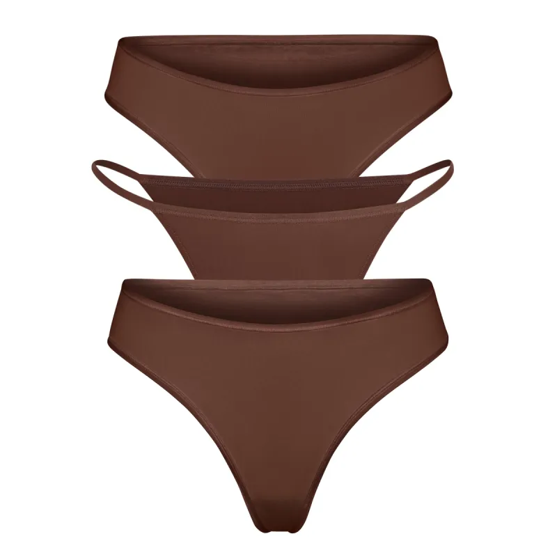 FITS EVERYBODY ESSENTIALS 3-PACK | COCOA sold by SKIMS