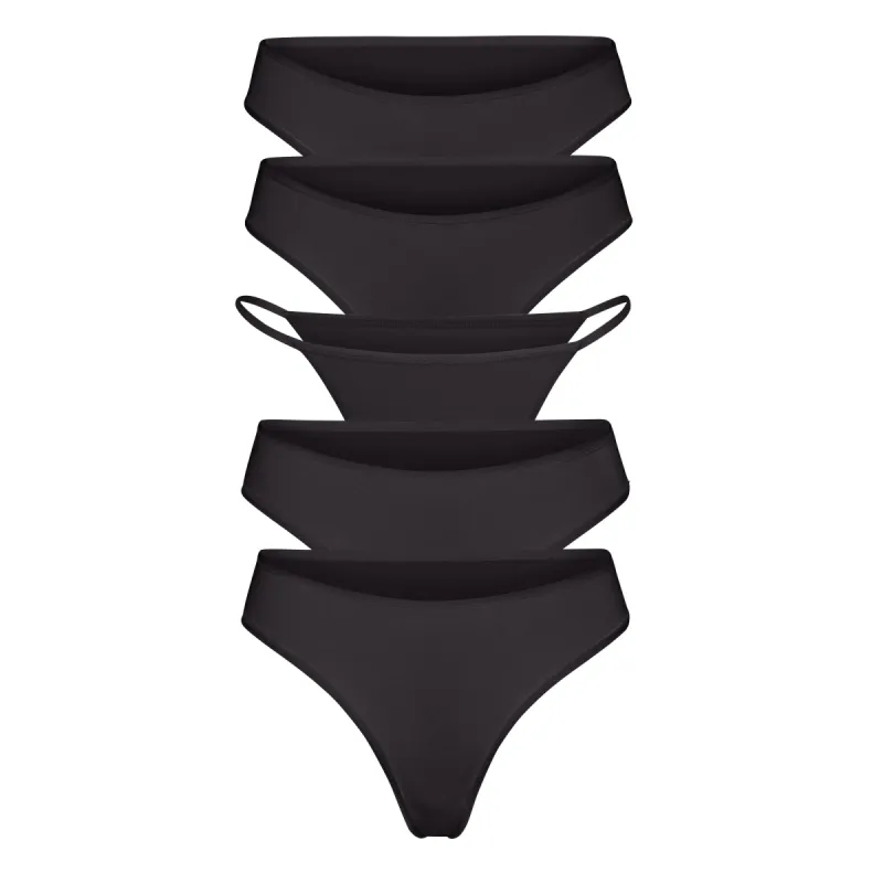 FITS EVERYBODY ESSENTIALS 5-PACK | ONYX sold by SKIMS