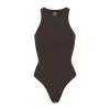 FITS EVERYBODY HIGH NECK BODYSUIT | ESPRESSO sold by SKIMS