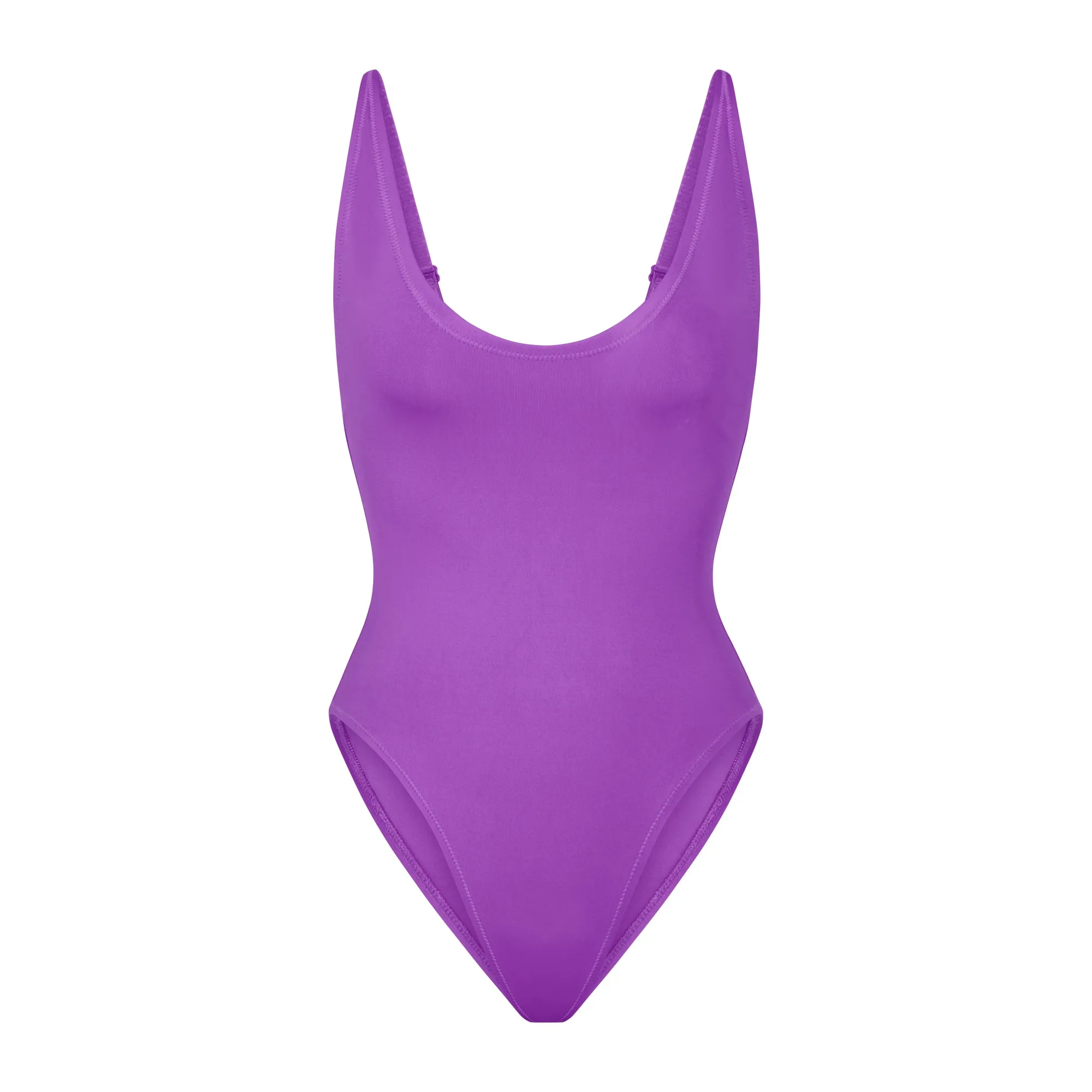SIGNATURE SWIM SCOOP NECK ONE PIECE | VIOLET sold by SKIMS