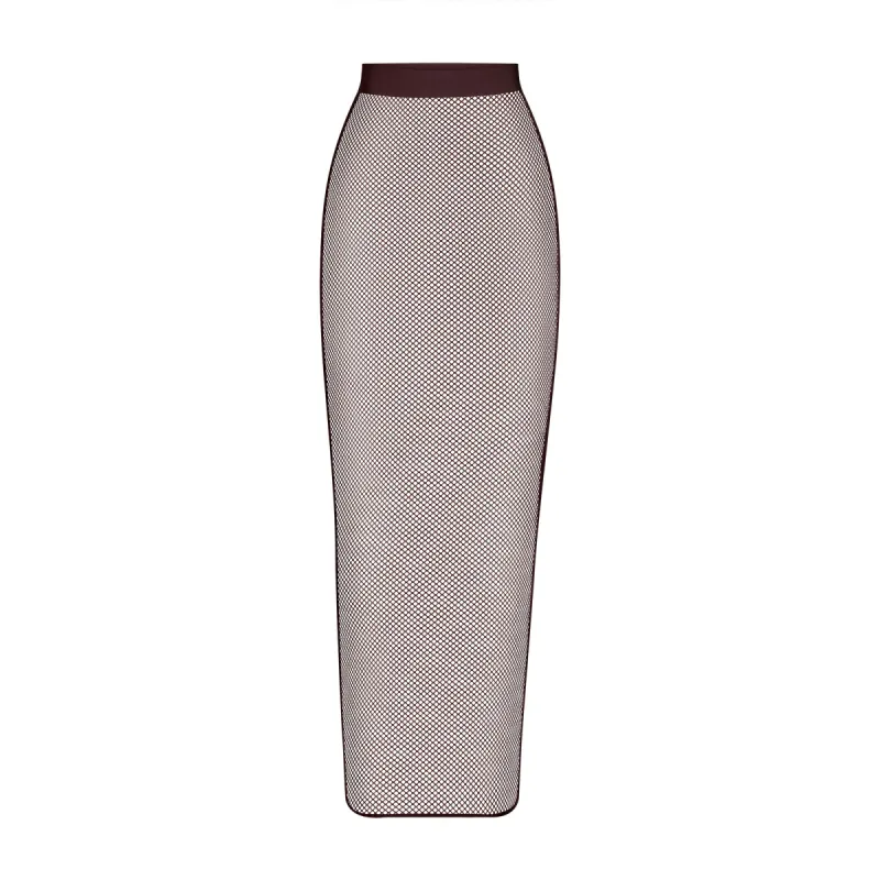WARP KNIT COVER UP LONG TUBE SKIRT | COCOA made by SKIMS
