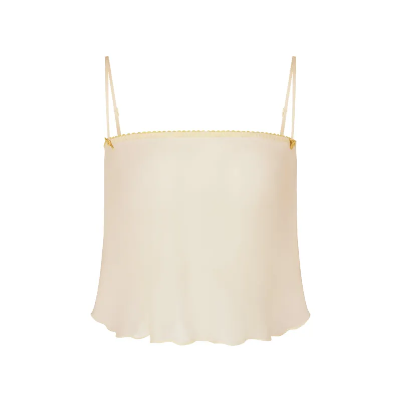 SKIMS ROMANCE SUPER CROPPED CAMI | BUTTER sold by SKIMS