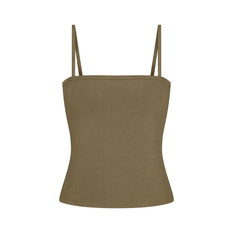 NEW VINTAGE STRAIGHT NECK CAMI | ARMY sold by SKIMS
