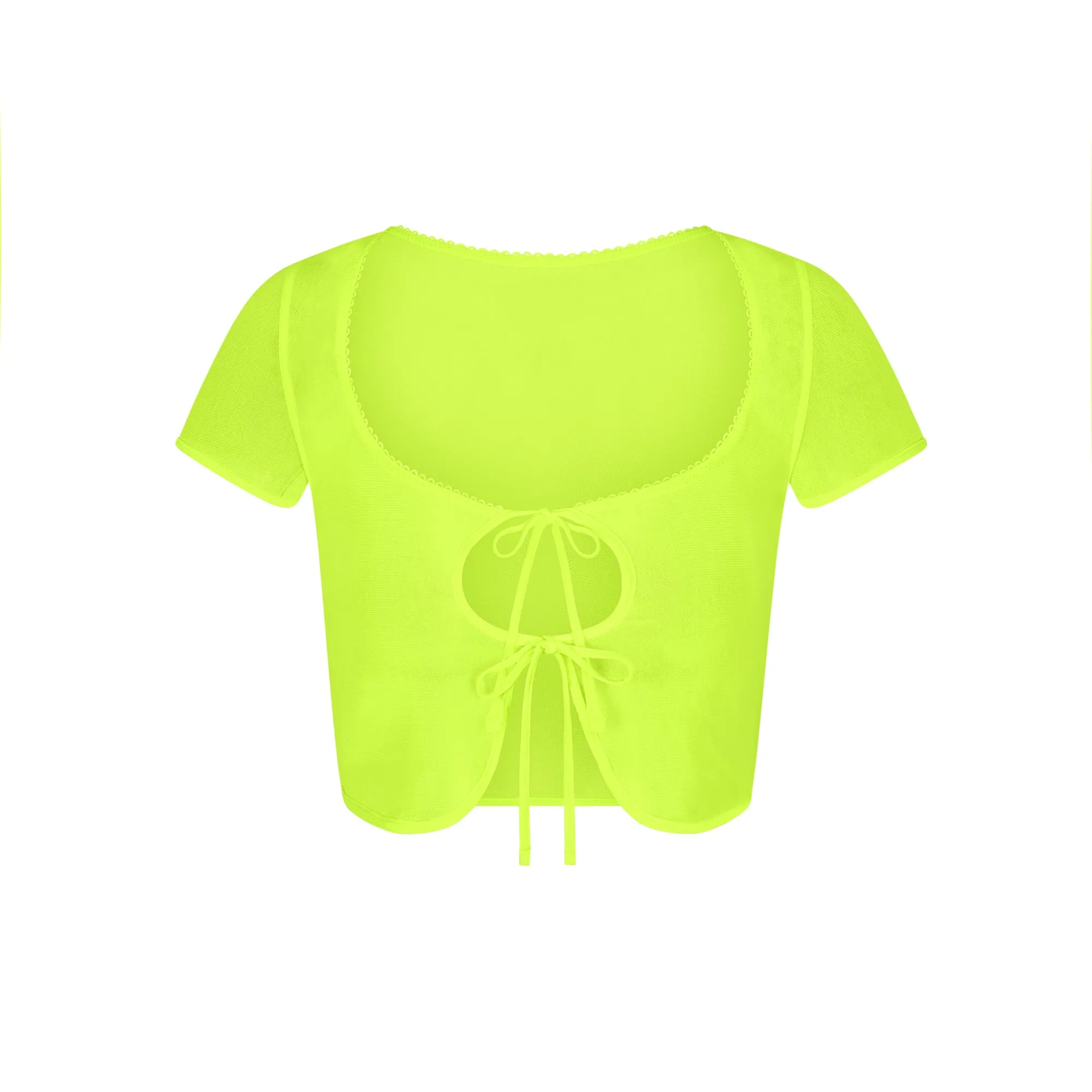 SUMMER MESH SUPER CROPPED TOP | HIGHLIGHTER sold by SKIMS