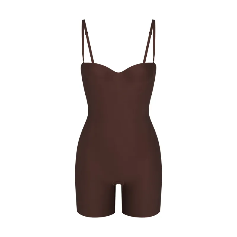 SKIMS BODY UNDERWIRE MID THIGH BODYSUIT | COCOA sold by SKIMS