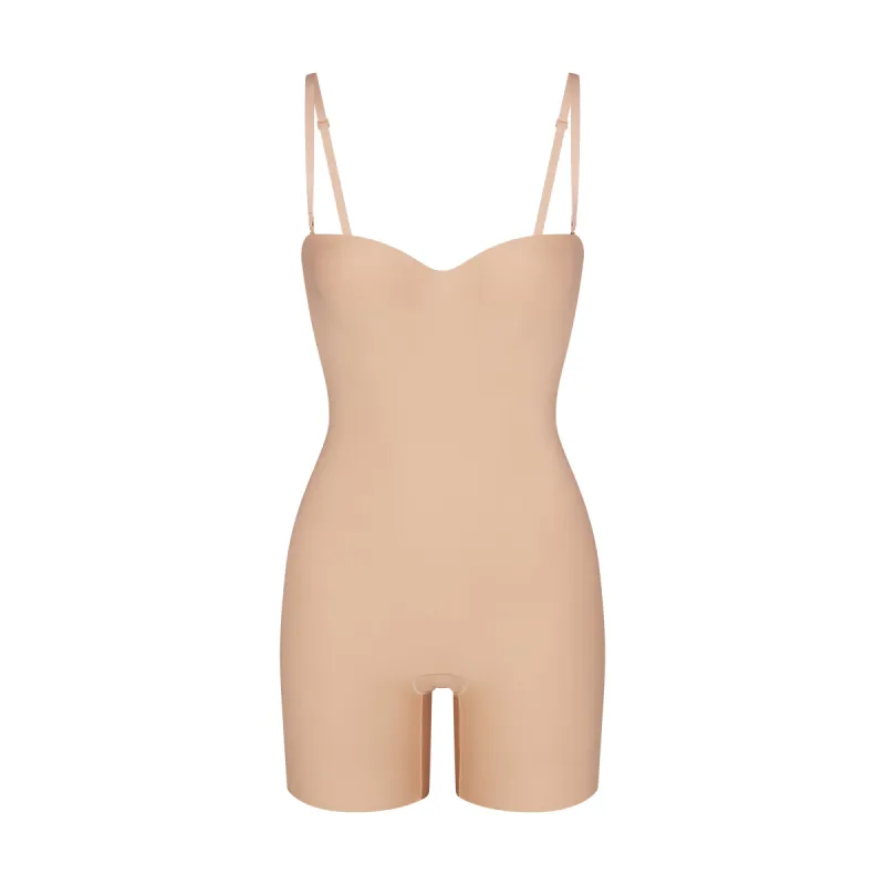 SKIMS BODY UNDERWIRE MID THIGH BODYSUIT | CLAY sold by SKIMS