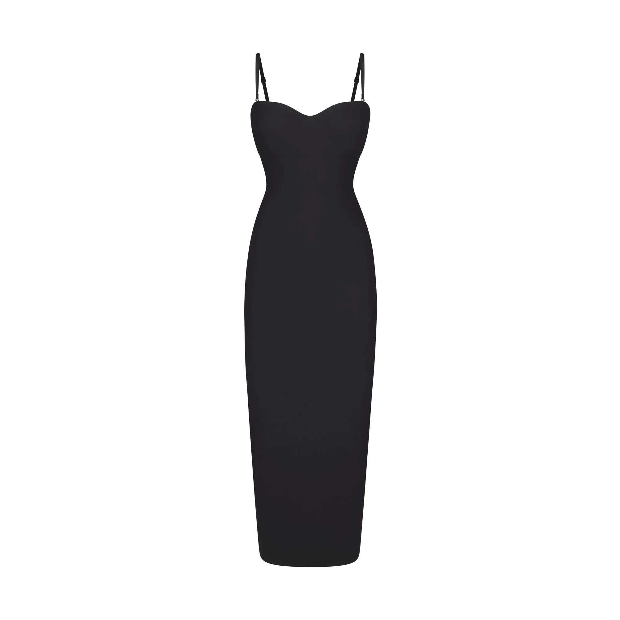SKIMS BODY UNDERWIRE LONG DRESS | ONYX sold by SKIMS