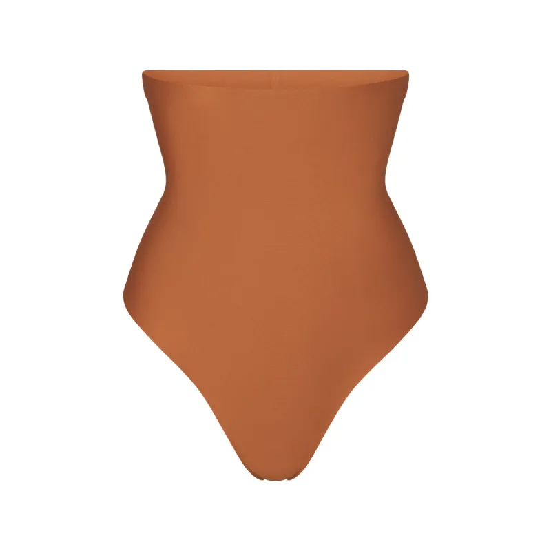 SKIMS BODY HIGH-WAISTED THONG | BRONZE sold by SKIMS
