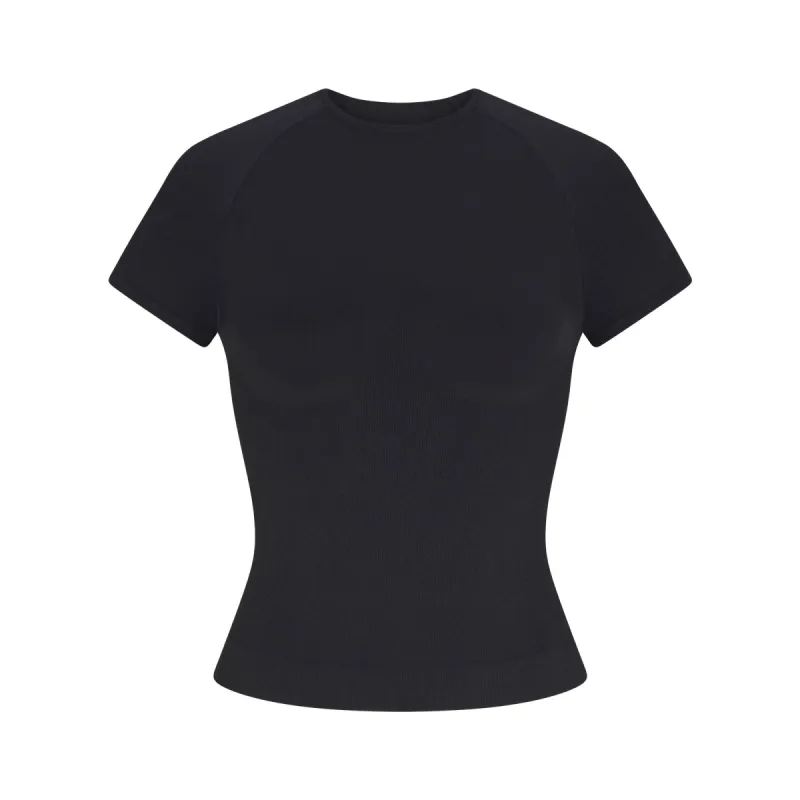 CONTOUR NYLON T-SHIRT | ONYX sold by SKIMS