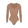 SEAMLESS SCULPT LONG SLEEVE THONG BODYSUIT | SIENNA sold by SKIMS