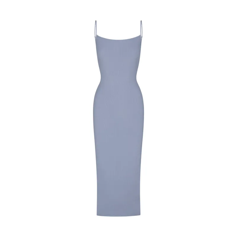 SOFT LOUNGE BACKLESS DRESS | SLATE sold by SKIMS